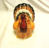 90'S CERAMIC TURKEY CANDLE HOLDER, TAPERED CANDLE
LOVELY FALL COLORS