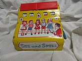 See and Spell, Tin Litho Toy