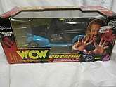 WCW Race Car.New New in factory package or box or factory sealed.