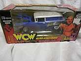 WCW Race Car.New  in factory package or box or factory sealed.