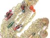 Signed PAMAR Italian Multi-Chain & Bead Necklace