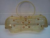 rare vintage Lucite purse