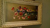 Antique Floral still life  painting on canvas
