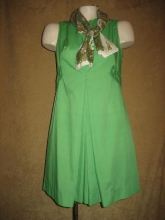 Sixties Dress with Paisley Scarf