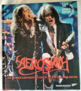 HARD COVER BOOK - AEROSMITH - NEAR MINT - condition, 10 x 11 inches, around 240 pages, 50th Anniversary, 