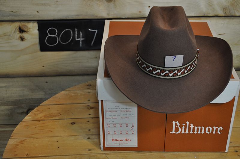 size 8 western hat