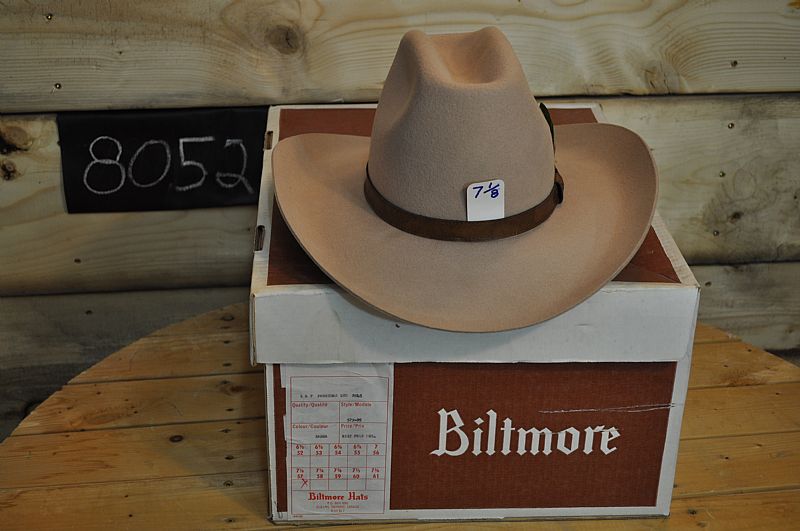 size 8 western hat