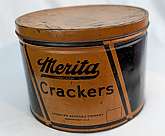 Large Merita Cracker Tin