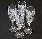 Up for sale are these Cristal D’Arques Durand Set Of Four Classic Champagne Flutes in great condition with no chips or cracks. They measure approx. 9 3/8"T by 2 1/4"W. Shipping Excludes: Alaska/Hawaii, US Protectorates, APO/