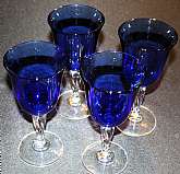 Up for sale are these Cristal D’Arques Durand Sapphire Set Of Four Wine Glasses in excellent condition with no chips or cracks. They measure approx. 7 5/8"T by 3 3/4"W.Shipping Excludes: Alaska/Hawaii, US Protectorates, APO/