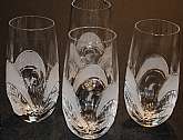 Up for sale are these Josair Drama Set Of Four Highball Glasses in excellent condition with no chips or cracks. The Glasses measure approx. 5 3/4"T by 2 1/4"WShipping Excludes: Alaska/Hawaii, US Protectorates, APO/FPO, PO BoxShipping Provided