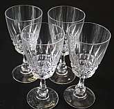 Up for sale are these Cristal D’Arques Durand Pompadour Set Of Four Water Goblets in excellent condition with no chips or cracks. They measure approx. 6 3/4"T by 3 1/8"W.Shipping Excludes: Alaska/Hawaii, US Protectorates, AP