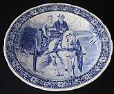 Up for sale is this Boch Royal Sphinx Delft Large Blue & White Charger in excellent condition with no chips or cracks. The charger measures approx. 15 7/8"W by 1 3/4"D. As You Can See in The Picture It Reads Made For Royal Spinx By Boch Holl
