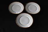 Up for sale are these Bawo & Dotter Pattern 25 Limoges France True Antique Set Of Three Salad Plates in great condition with no chips or cracks and minor gold wear. The plates measure approx. 7 5/8"W. This pattern was discontinued in 1913. Many p