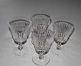 Up for sale are these rare hard to find Royal Leerdam Royalty Set of Four Water Glasses in excellent condition with no chips or cracks. They measure approx. 6 1/4"T by 3 5/8"W. From the Netherlands this pattern is from circa 1962. Nice Crystal T