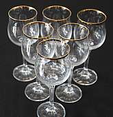 Up for sale are these Beautiful Bohemia Geneve Set Of Six Crystal High End Wine Glasses in excellent condition with no chips or cracks. The Wine Glasses measure approx. 7 1/4"T by 2 5/8"W. Gorgeous Vintage Stemware.Shipping Excludes: Alaska/Ha