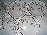 Up for sale are these Noritake Florence Set Of Six Bread & Butter Plates in excellent condition. No chips or cracks. I do not believe these were ever used. The plates measure approx. 6 3/8'W. Please see my other sales for more of this pattern.Shippi