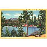 Vintage Postcard Meek's Bay and Rubicon Peaks, Lake Tahoe 9A-H1311Features:	• Linen 1930-1950Size: 3.5" x 5.5"Condition: Pre-Owned GoodCondition is consistent with an old or antique paper postcard. It may have corner b