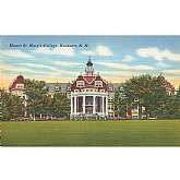 Vintage Postcard Mount St. Mary's College, Hooksett, N.H.Features:	• Linen 1930-1950Size: 3.5" x 5.5"Condition: Pre-Owned GoodCondition is consistent with an old or antique paper postcard. It may have corner bumps, cre
