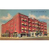 Vintage Postcard Hamilton Hotel, Hagerstown, Md. 11147Features:	• Linen 1930-1950Size: 3.5" x 5.5"Condition: Pre-Owned GoodCondition is consistent with an old or antique paper postcard. It may have corner bumps, crease