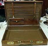 Vintage prestlock briefcase with combination lock