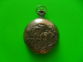 Vintage Weidi pocket watch, collector's box train.