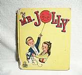 Antique 1948 Collectible Tell-a-Tale Story BookMr. Jolly  Children's Book by Jane MathisonFull-Color Illustrations by Jesse Spicer5 1/2" x 6 1/2"Rand McNally Publishing CompanyPrinted in 1948This vintage book is in fair condition.  The p