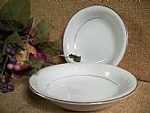 Two Noritake Berry Bowls. Gold Edge Guenevere Pattern. - #6517. 1964