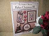 Father Christmas II Cross Stitch Patterns. Collection of Antique Santas, Nostalgic Christmas Stocking and Wall Hangings.