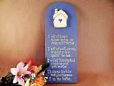 Handpainted home decor wall hanging sign,  a humorous reminder to mom about her behavior. 