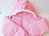 Girls Coat Girls Jacket Hooded Pink Vintage Sz 10 NOS Childs Winter Ski Puffy Coat Removable Hood Unused