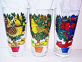 12 Twelve Days of Christmas Replacement Glasses Vintage New 4th day Colly Birds Water Glass ONLY Kitchen Holiday Drinkware 12oz Serving Barware