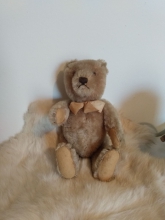 1960  Mohair Steiff Teddy bear. The legs and Arms move and is in Excellent condition.