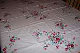 This is a classic vintage tablecloth