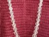 Vintage Crystal Glass Beaded Necklace, 1950s