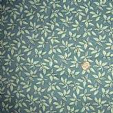 Beautiful vintage cotton quilt dress fabric with blue and white stylized leaf motif.  This is wonderful crisp cotton that measures 5 yds long by 44 inches wide.  Better in hand than the photos show.