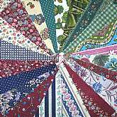 This stunning set of 40 vintage and newer 4" cotton quilt squares is made up on a wonderful selection of coordinated fabric that wil set off any quilt nicely. There are some very tiny prints among these beauties including vintage feedsack fabric from