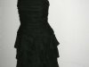 Vintage A.J. Bari Ruched Ruffled Bustier Cocktail Dress