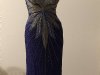Rare 70s Ted Lapidus Formal Beaded Maxi Gown, Beaded Red Carpet Evening Gown