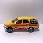 Vintage Matchbox Yellow Mountain Patrol Rescue Ford Expedition - 1998      Materials:   Metal, Plastic, Paint      Dimensions:   3 inches x 1 1/4 inches x 1 1/4 inches       Type:   Die Cast Cars       Brand:
