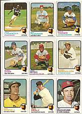 Vintage Lot of 9 Topps Baseball Cards National League Catchers - 1973