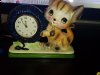  Vintage Traditions Windup Ceramic Alarm Clock-Kitten & Yarn