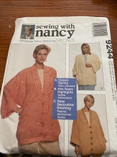 Sewing with Nancy Zieman for McCall's. Cut but complete sizes (8-22). #9244
