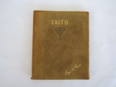 FAITH 1932 Soft Leather Suede Cover 32 Pages small tear on 2 pages 