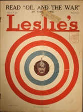 This is an antiquarian issue of Leslie's Weekly, published in 1917, addressing World War I.