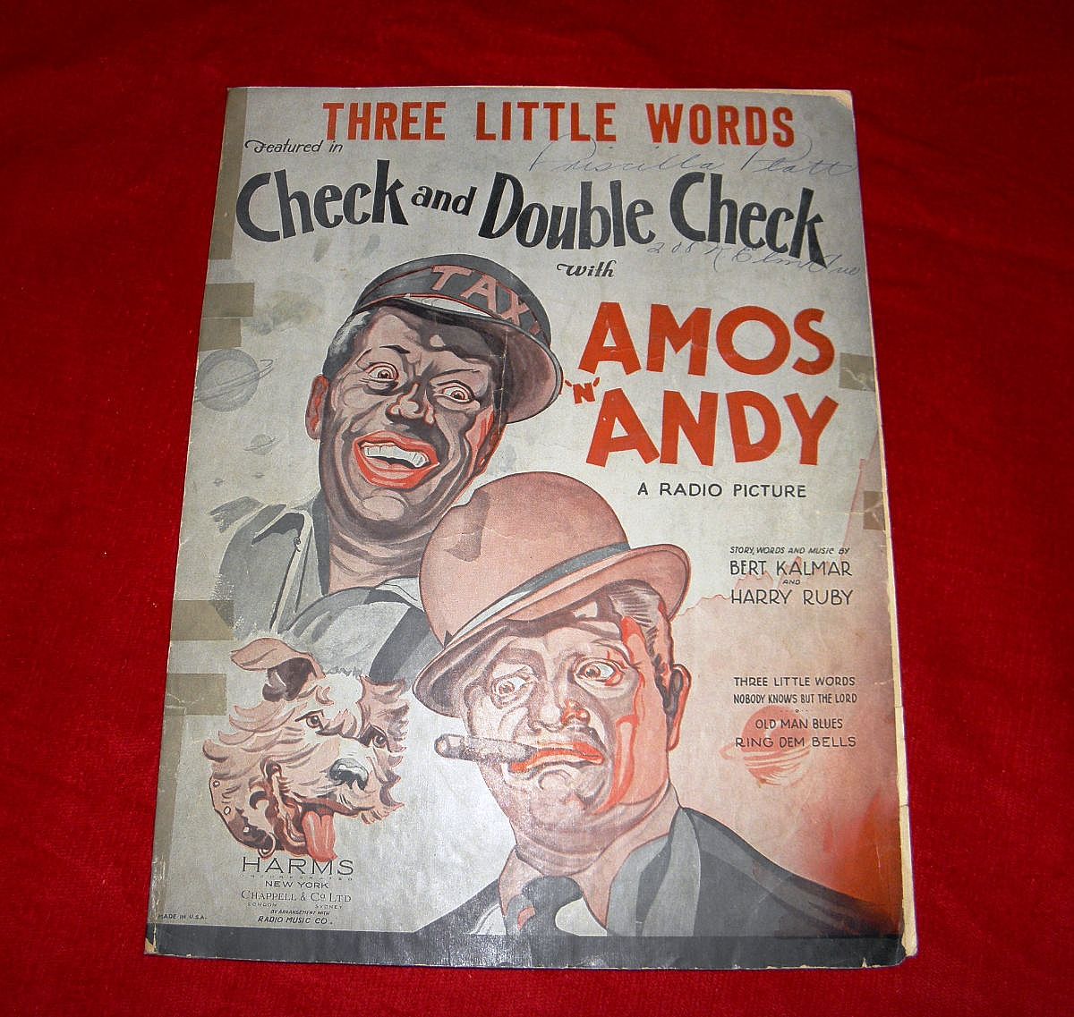 Song from Check and Double Check (1930) - a comedy about Amos 'n Andy's taxi business