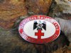 Red German Red Cross Sisterhood Oval Badge - circa 1935 - from DustyMillerAntiques