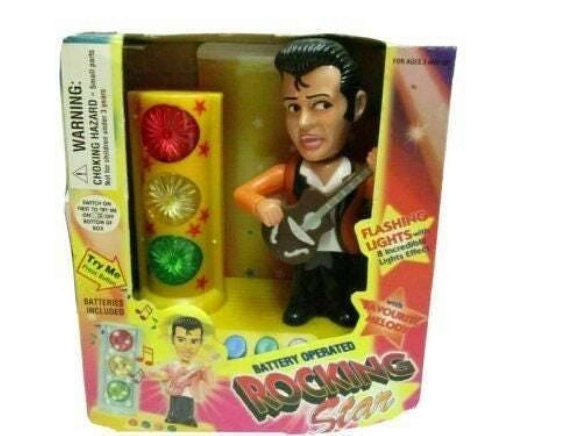 The Vintage Musical La Bamba Battery Rocking Star Collector Piggy Bank is a unique and nostalgic piece of entertainment memorabilia. Inspired by the iconic radio industry, this piggy bank features a fun and quirky design that is sure to appeal to music lo