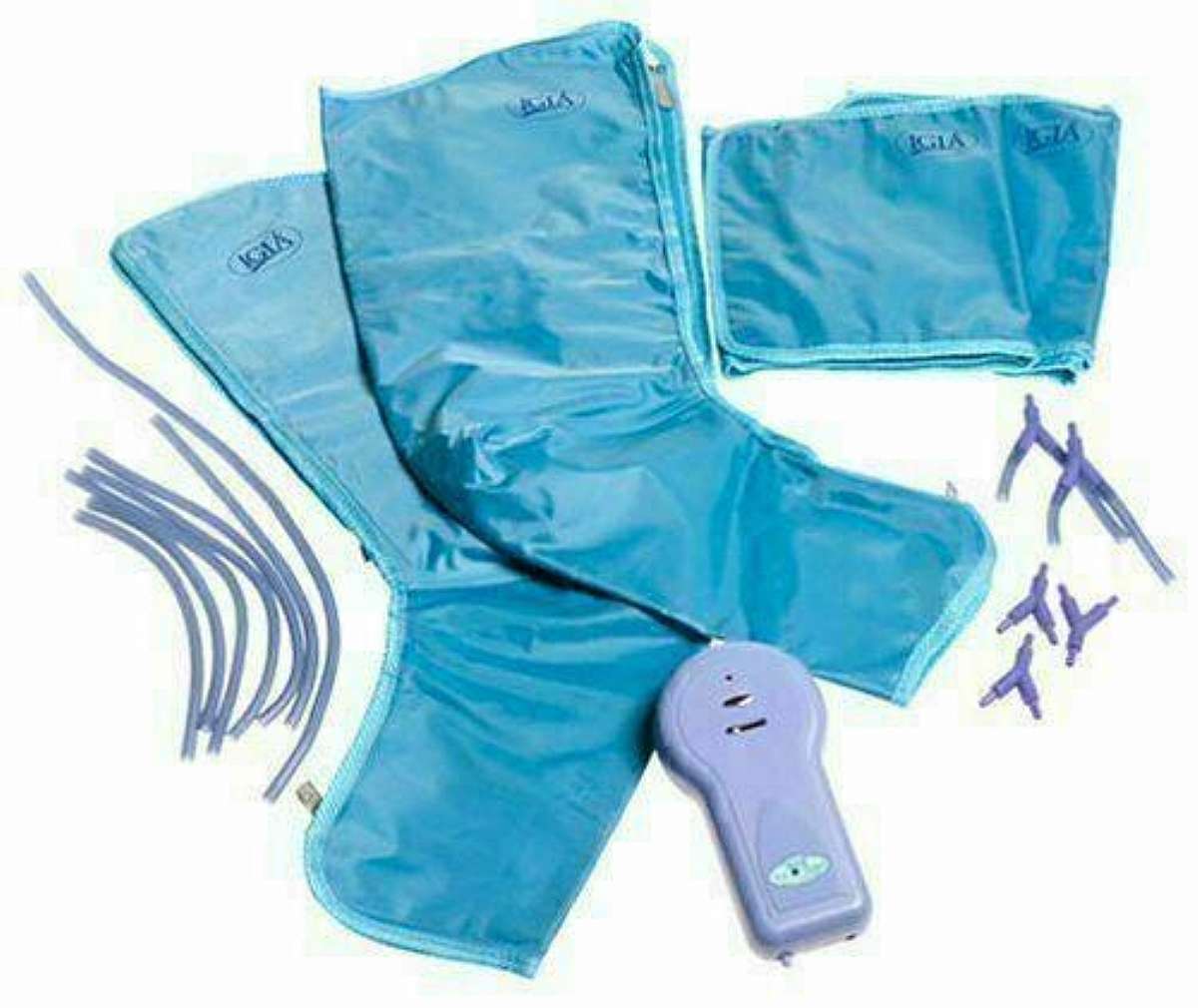 New in original factory box or package.Box or package may not be in the best condition. Have Question Just Ask?Power Source:Â Battery PoweredBrand:Â Igia Air-O-SageColor:Â Blue----------------------------------------Abo