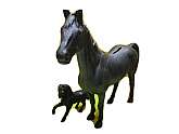 Cast iron banks. Horse & Colt.Both in like new good condition. This item is posted and managed courtesy of Bonanza